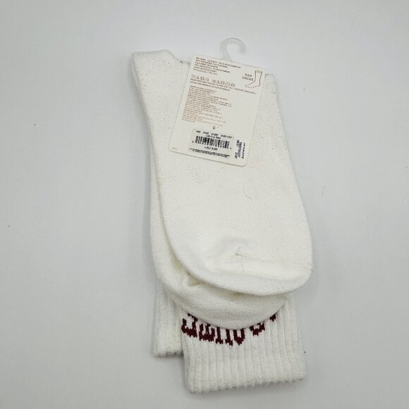NEW American Eagle Dad Socks Soft White Christmas Santa One Size - Picture 4 of 5